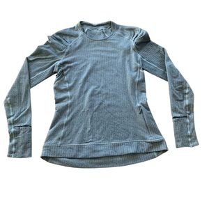 LULULEMON | WOMANS LONG SLEEVE HOUNDSTOOTH TOP VERY WARM Size 8